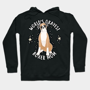 World's Okayest Boxer Mom Hoodie